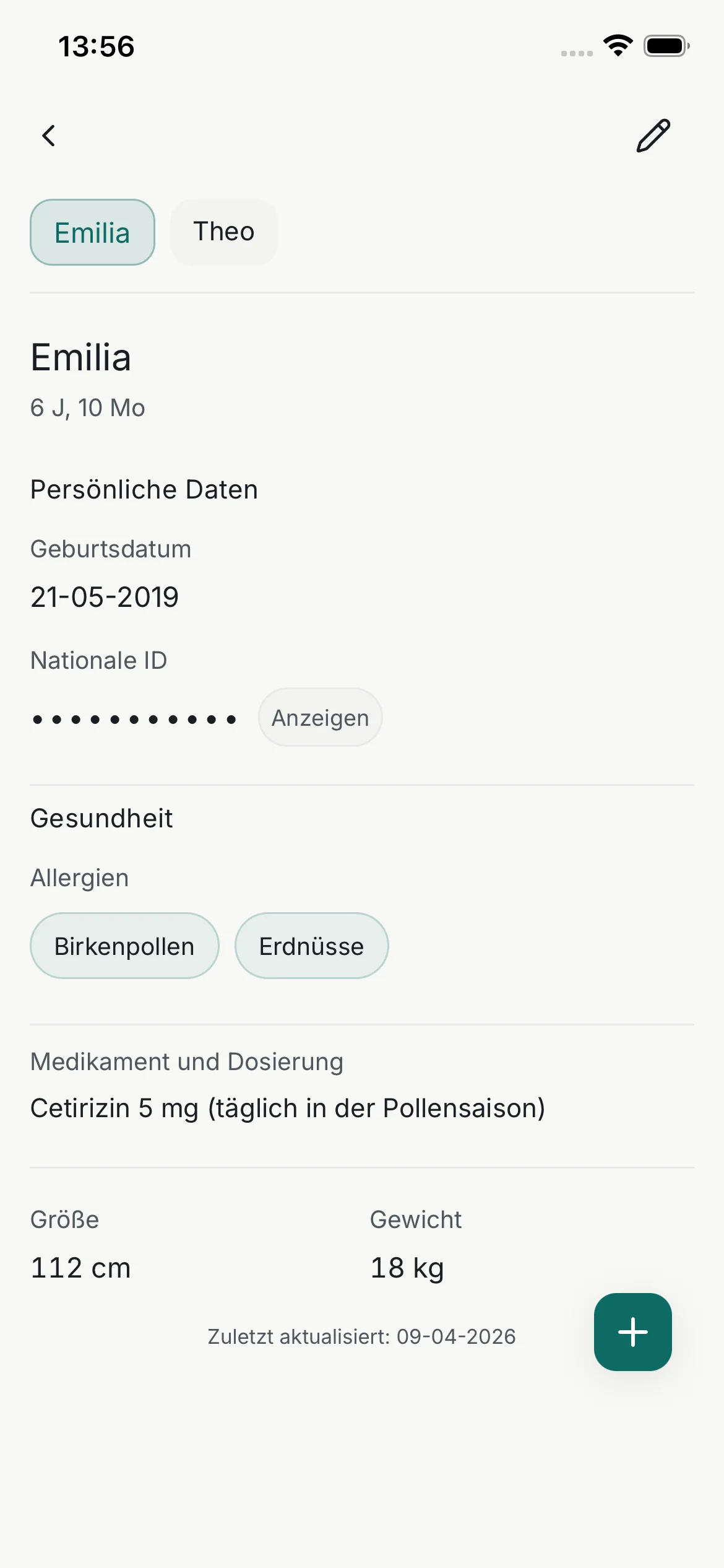 Kinderinformationen