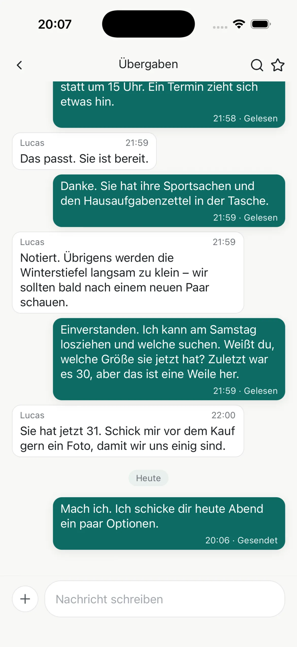 Nachrichtendetails