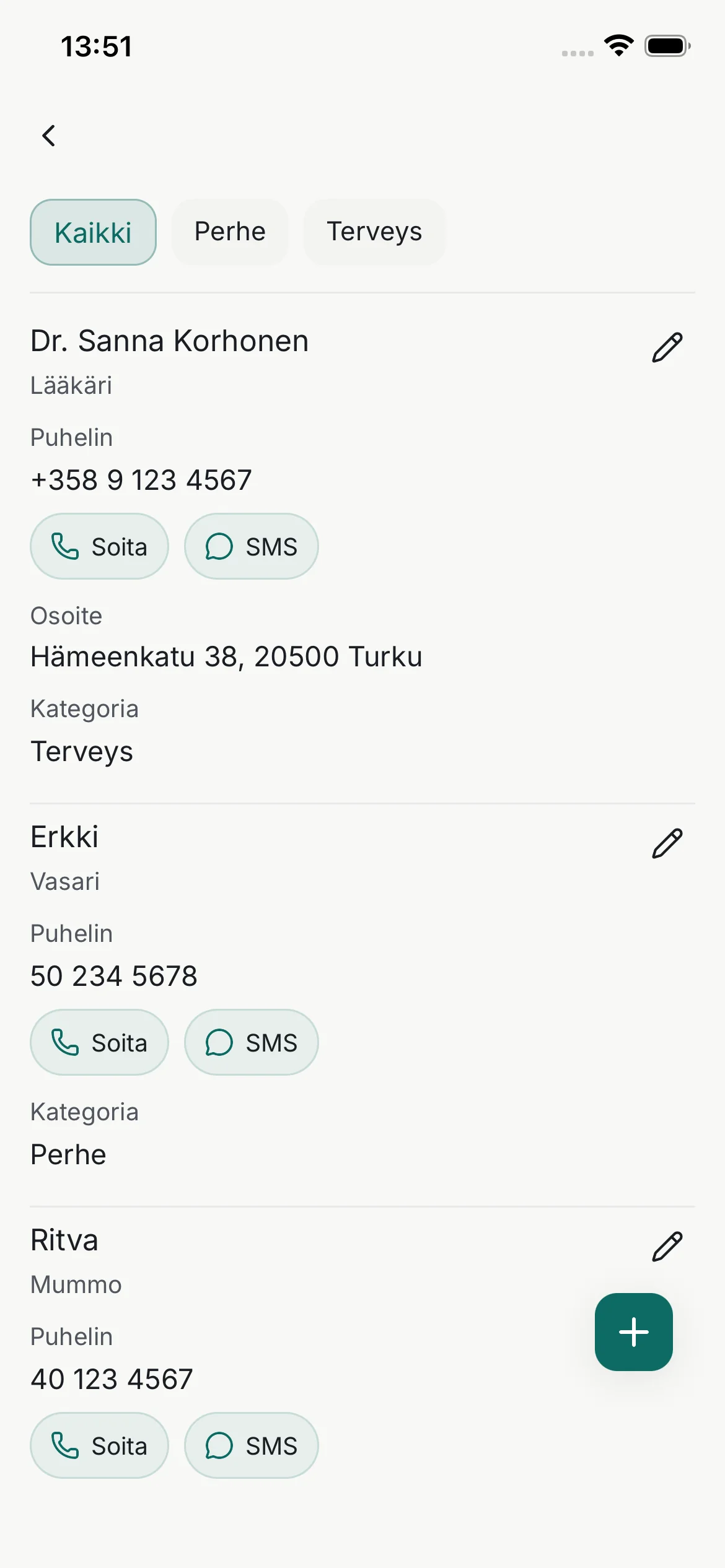 Yhteystiedot