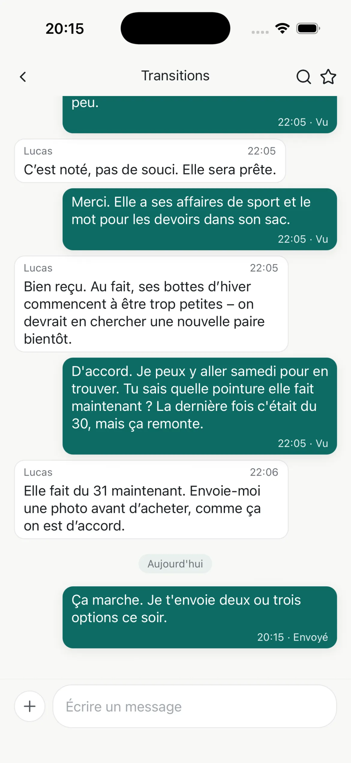 Détails du fil