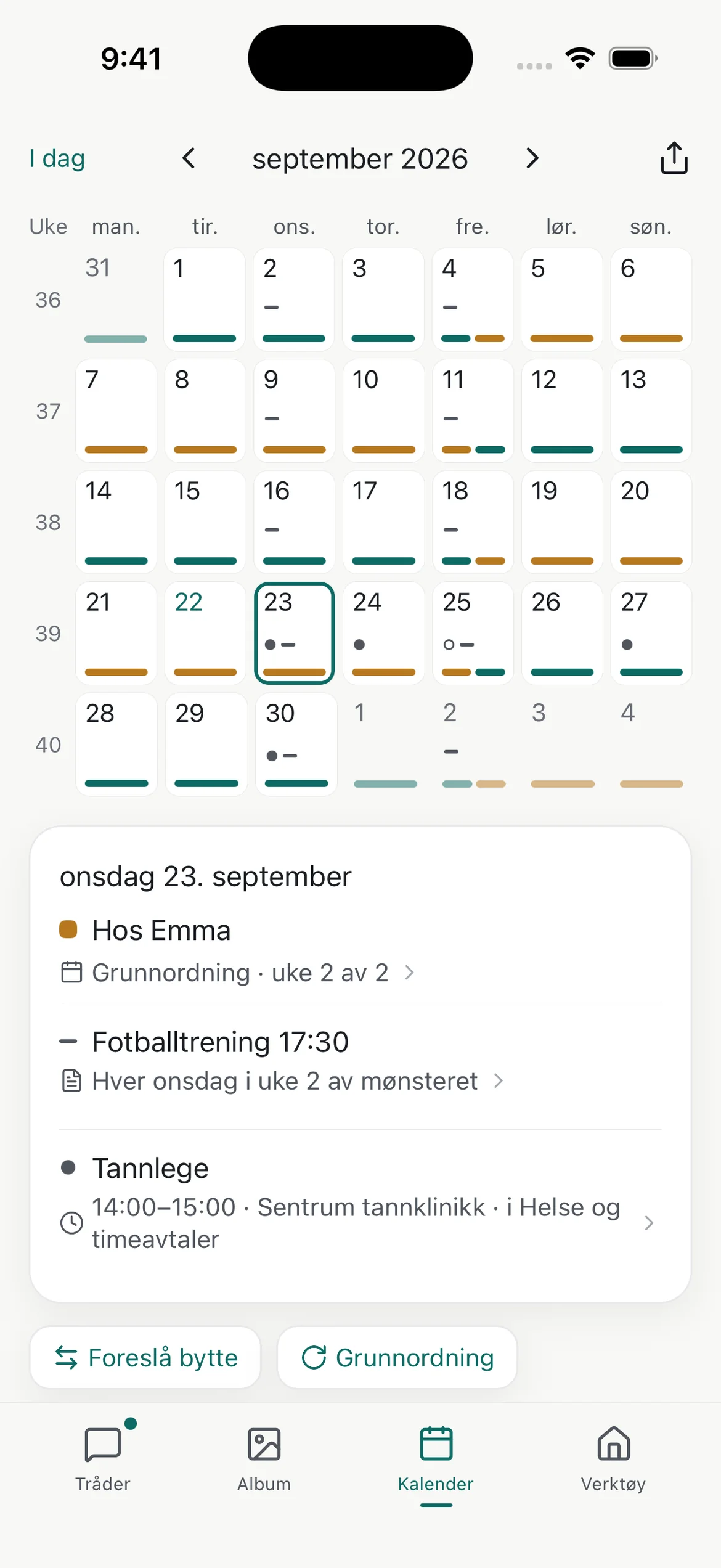 Samværsplan